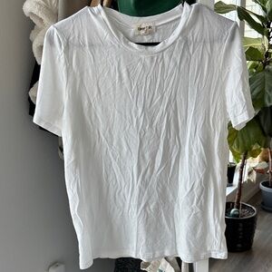 Opus White Short Sleeve Women's Tee